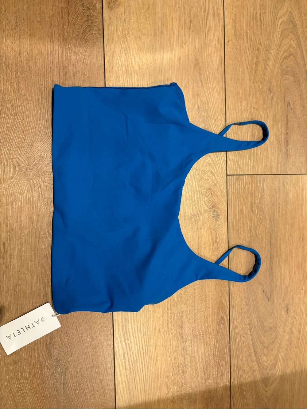Athleta Royal Blue Scoop Neck Sports Crop